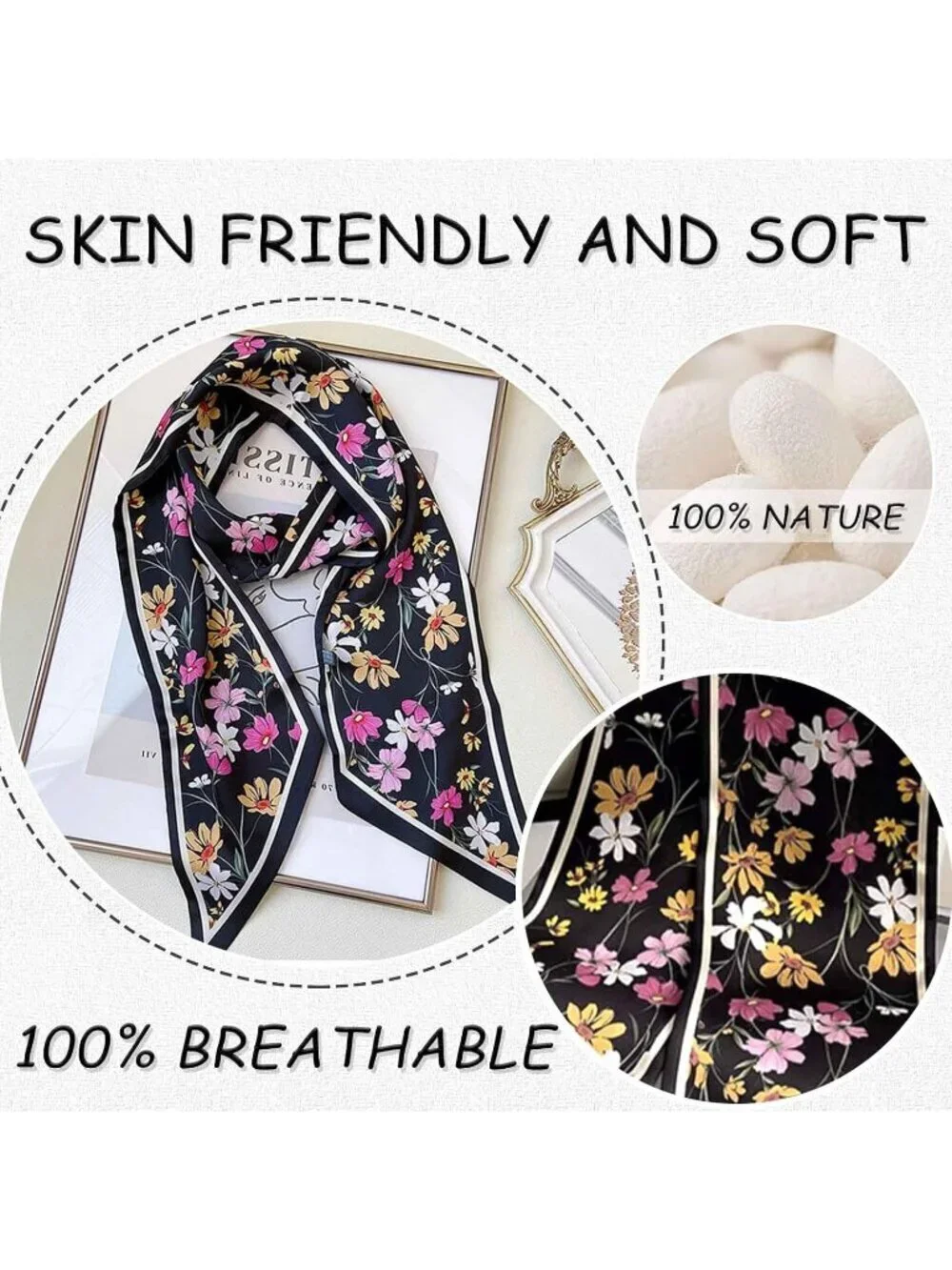 N/A silk scarf